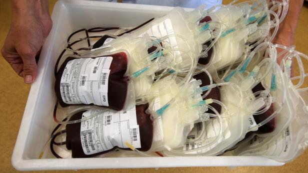 Rund 350.000 Blutkonserven werden pro Jahr benötigt.