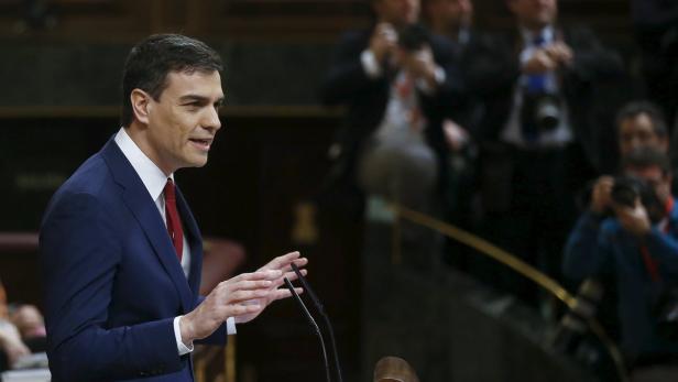 Spain's Socialist Party (PSOE) leader Pedro Sanche
