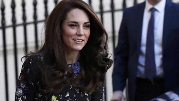 Zusammen mit ihrem Mann Prinz William und Prinz Harry sprach Herzogin Kate bei einer Veranstaltung im &quot;Institute of Contemporary Arts&quot; in London am Dienstag über ihre &quot;Heads Together&quot;-Organisation.