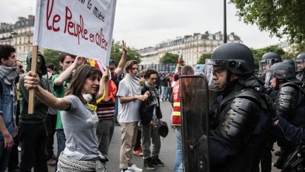 Seit mehreren Wochen wird in Frankreich wegen der Arbeitsmarktreform demonstriert.
