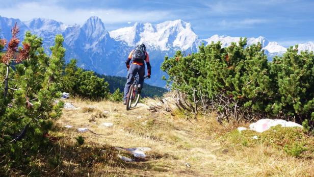 Mountainbiker suchen immer neue Routen