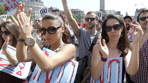 Vier von fünf jungen Griechen stimmten am Sonntag mit „Nein“. Bei ihnen beträgt die Arbeitslosigkeit mehr als 50 Prozent.
