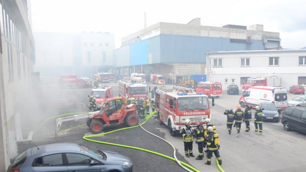 Brand im Caritas Lager Traiskirchen.