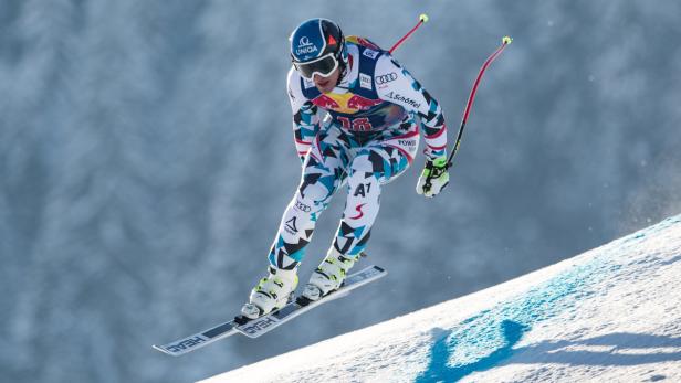 Die ÖSV-Herren (hier Matthias Mayer) tasten sich an die Streif heran.