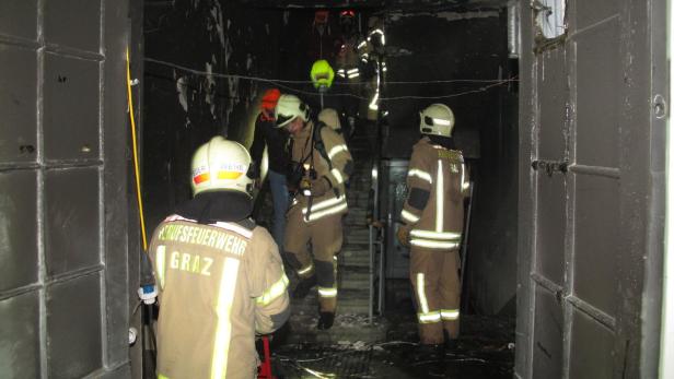 Feuwehr am Einsatzort
