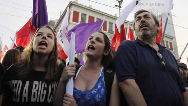 Griechischer Wahltag des Zorns