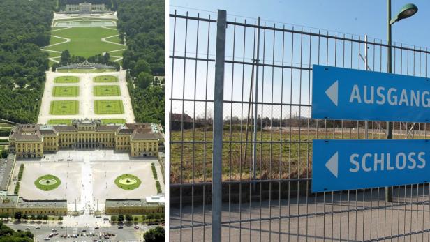 Vor Schloss Schönbrunn entsteht riesiger Parkplatz