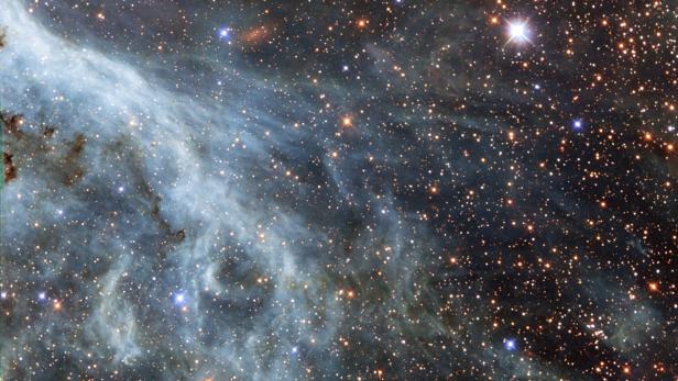Der Tarantelnebel, aufgenommen mit dem Hubble-Weltraumteleskop.