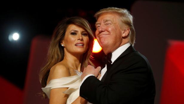 Donald Trump und First Lady Melania Trump