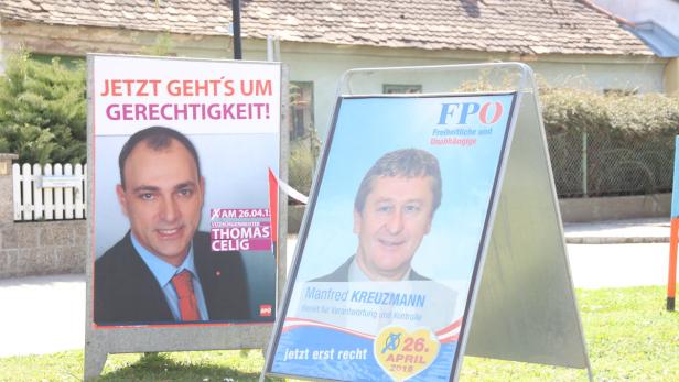 SPÖ und FPÖ Leitzersdorf werben
