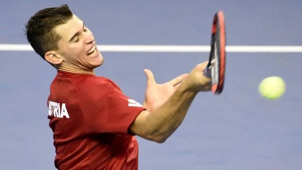 TENNIS: DAVIS CUP / PORTUGAL - ÖSTERREICH: THIEM (