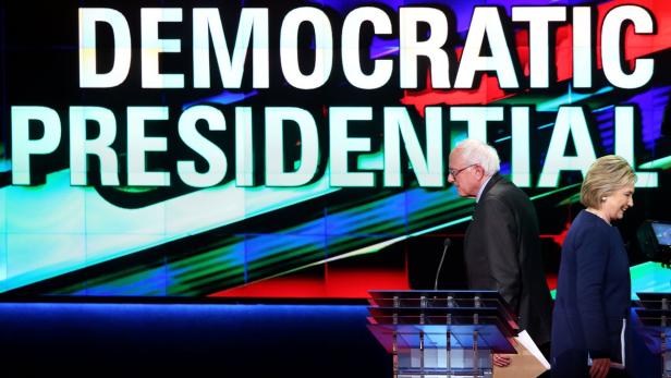 Bernie Sanders und Hillary Clinton