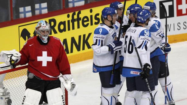 Eishockey-WM: Finnen schlagen Schweizer