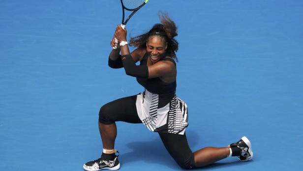 Stark wie eh und je: Serena Williams eilt in Melbourne von Sieg zu Sieg.