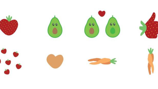 Diese Emojis sagen: "Verschwende keine Lebensmittel!"