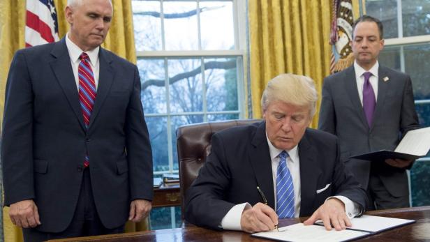 Donald Trump besiegelt den Rückzug von TPP