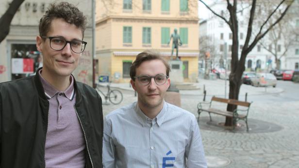 Das bislang jünste Diagonale-Intendanten-Duo: Sebastian Höglinger (li.) und Peter Schernhuber