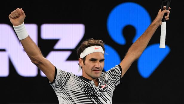 Federer zeigt sich in Melbourne weiter in bestechender Form.