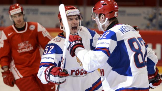 Eishockey: Russland gewinnt viertes Match