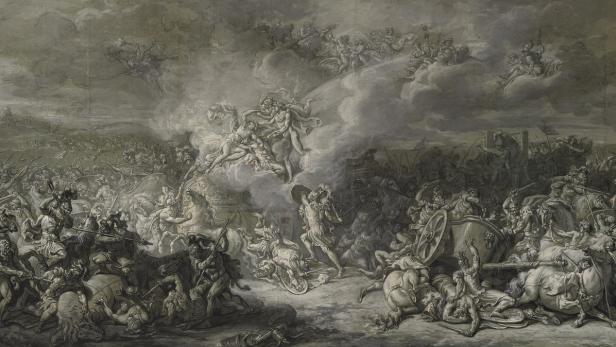 Jacques-Louis David: Die Kämpfe des Diomedes, 1776