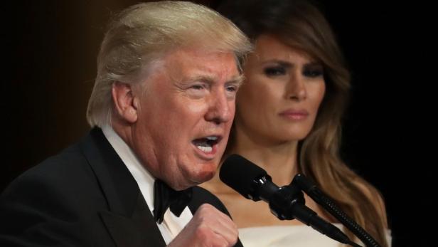 Donald und Melania Trump beim Inauguration Ball.