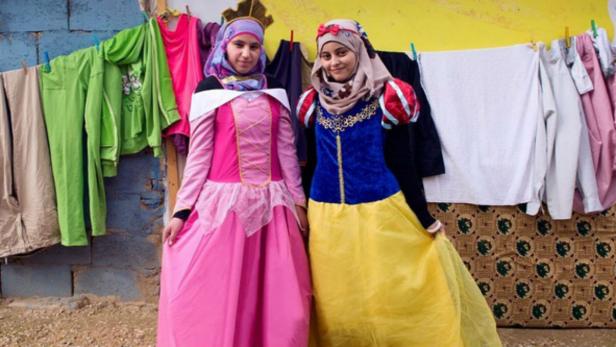 Disney-Prinzessinnen im Flüchtlingslager