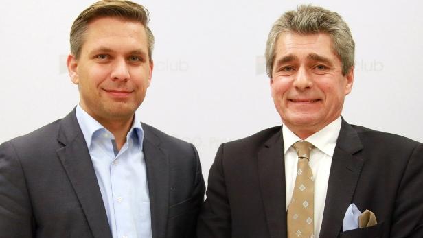 ÖVP-Sozialsprecher Wolfgang Hattmannsdorfer, FPÖ-Klubobmann Herwig Mahr