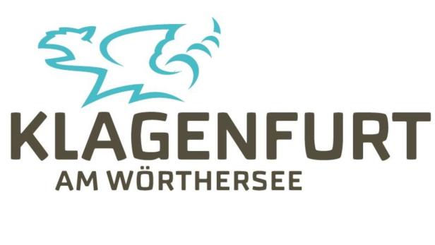 Das neue Klagenfurt-Logo mit dem türkisen Lindwurm