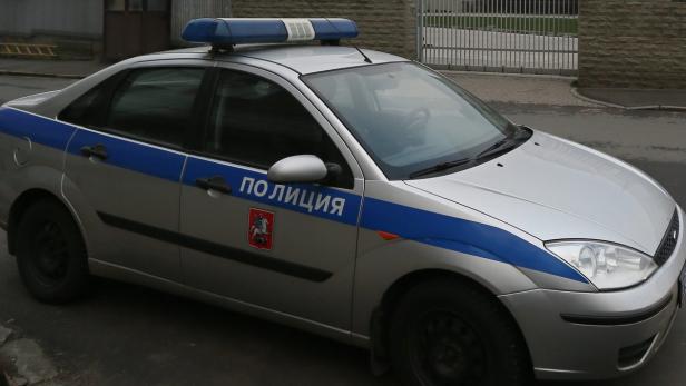 Russisches Polizeiauto.