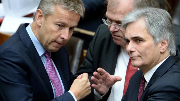 Lopatka (li.) ereifert sich über ORF-Spezialtermin für Faymann (re.)