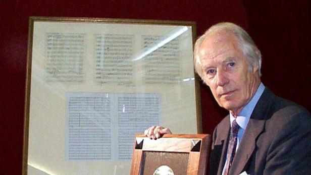 Sir George Martin. Bild aus dem Jahr 1999