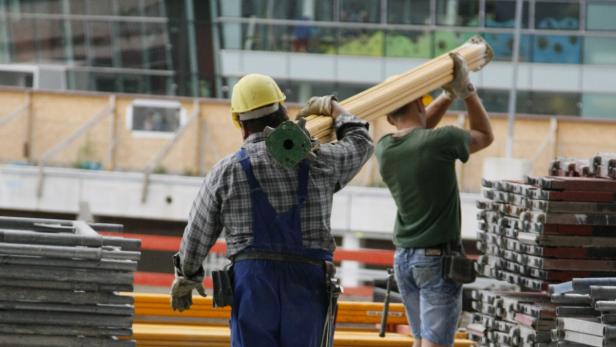 Flaute am Bau: Im Juli gab es um 12,7 Prozent mehr Arbeitslose.