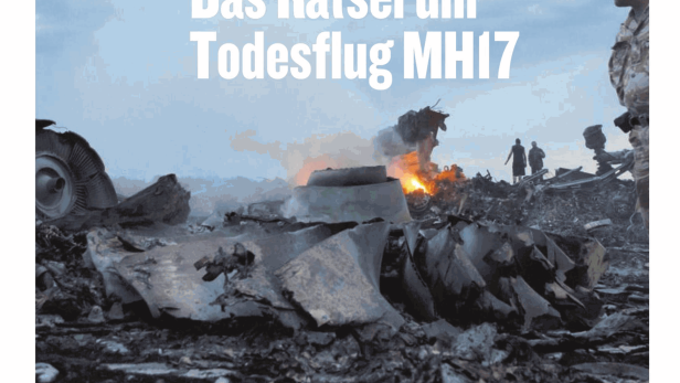 Trümmer des abgeschossenen Flugzeugs MH17 in der Ostukraine.