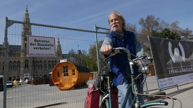 Betreten der Baustelle verboten: Hans Doppel gilt im Wiener Rathaus als Unbequemer