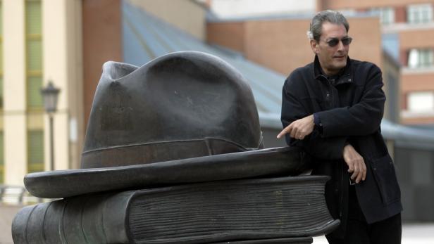 Paul Auster in der Universität von Oviedo, Spanien