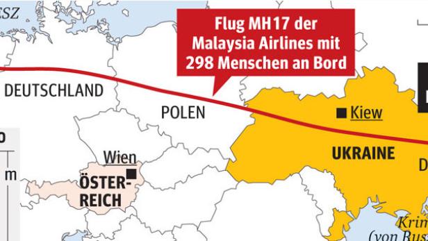 Warum MH 17 über das Krisengebiet flog