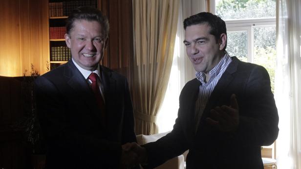 Alexej Miller, Alexis Tsipras: Die Griechen hoffen auf billiges russisches Erdgas