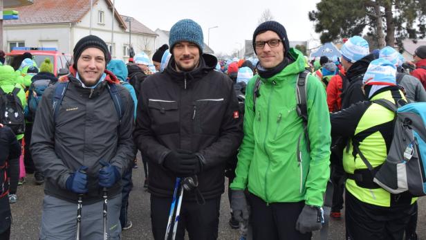 Manuel Reisner (Mitte), Christoph Weißenstein (li.) und Dominik Stockhammer