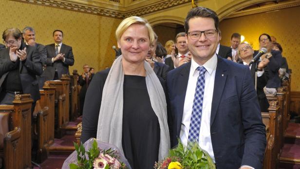 Die neuen Stadträte: Sandra Frauenberger und Jürgen Czernohorszky