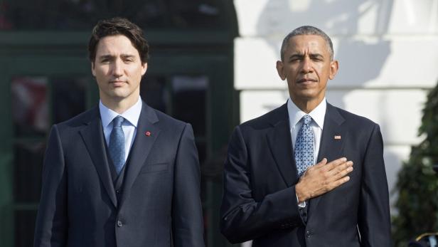 Justin Trudeau und Barack Obama