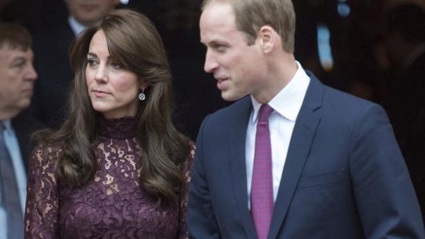 Prinz William und Kate Middleton bei einer Veranstaltung.