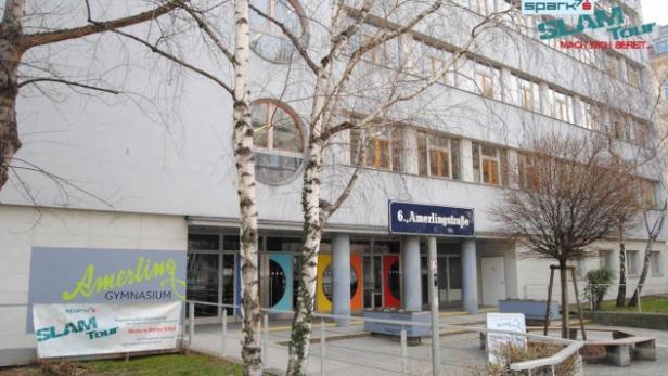 Das Amerling Gymnasium in der Amerlingstraße in Wien.