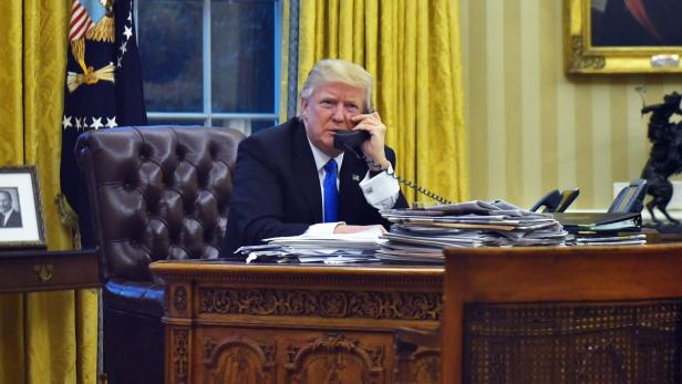 Donald Trump im Oval Office