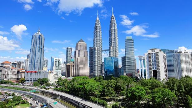 Platz 7: Kuala Lumpur, Malaysien Gesamtkosten für 3 Tage: 816,12 €