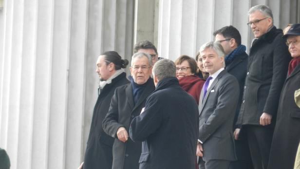 Der neue Präsident von Österreich Alexander van der Bellen