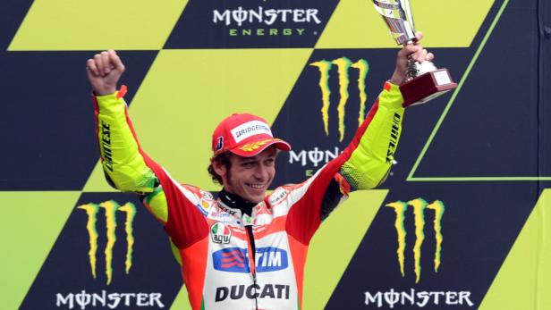 MotoGP: Rossis Podest-Comeback