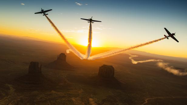 Arch zum Air-Race-Auftakt Vierter