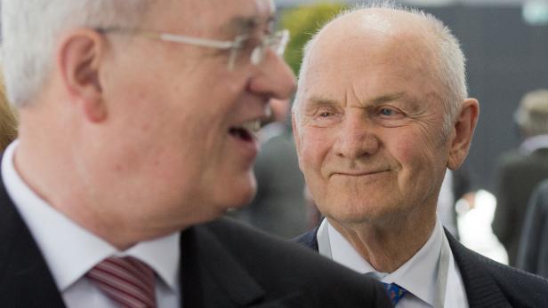 Sind nicht gut aufeinander zu sprechen: Martin Winterkorn (l.) Ferdinand Piech (r.)