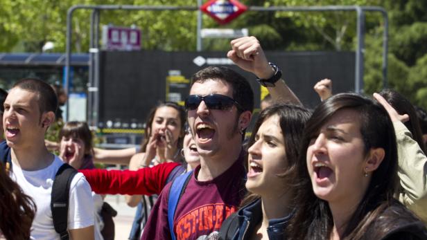 Spanier streiken für mehr Bildung