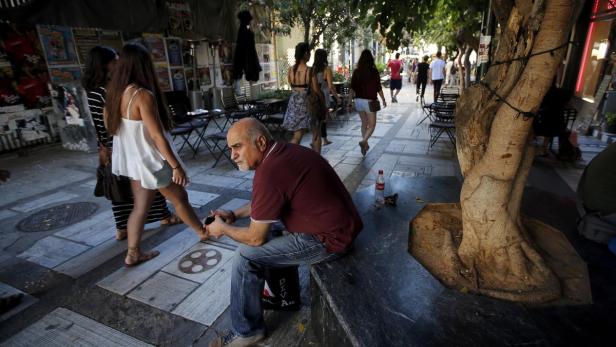 Athen: Langzeitarbeitslosigkeit und Armut erzeugen Leidensdruck.